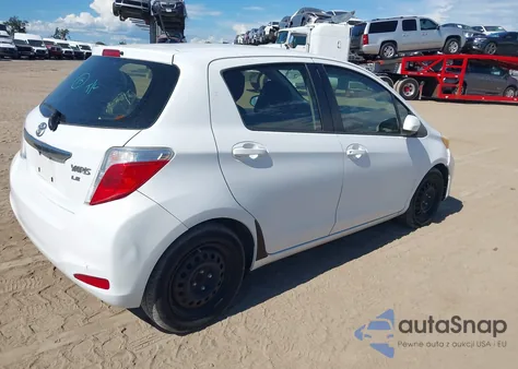 2012 Toyota Yaris Le z USA, uszkodzony, nr VIN JTDKTUD30CD522653